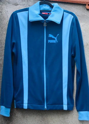 Veste de survêtement trackjacket Puma vintage bleu taille M 48/50, marque: Puma, état: Très bon état, taille: M, 30,00 €, 32,20 € Protection acheteurs incluse