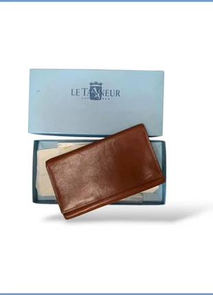 Portefeuille en cuir marron Le Tanneur avec boîte d’origine, marque: Le Tanneur, état: Très bon état, 17,00 €, 18,55 € Protection acheteurs incluse