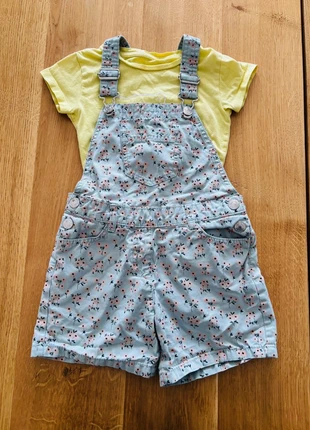 Salopette Short pour Fille - Taille 6-7 ans, marca: Denim Co, estado: Muito bom, tamanho: 7 anos / 122 cm, €6.00, €7.00 inclui Proteção do Comprador