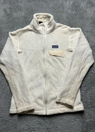 Gilet / Veste polaire full zip Patagonia blanc crème M logo brodé - Vintage #4403, brand: Patagonia, condition: Very good, size: M / 38 / 10, €49.00, €52.15 includes Buyer Protection Pro