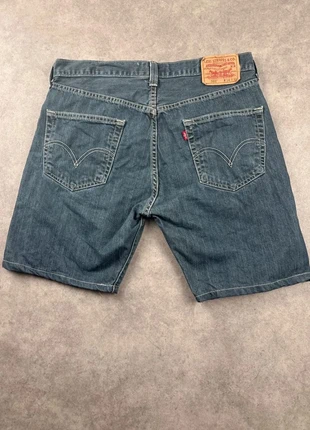 Short en jean bleu foncé Levi's 501 W34 taille L homme - coupe droite - SHO0393, merk: Levi's, staat: Goed, maat: L, € 5,00, € 5,95 inclusief Kopersbescherming Pro