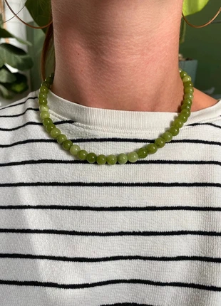 Groene kralenketting, merk: atelierluna, staat: Nieuw zonder prijskaartje, € 13,00, € 14,35 inclusief Kopersbescherming