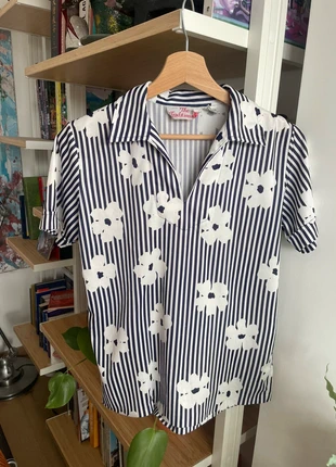 Vintage 70s/80s Striped Floral Shirt, brand: Vintage Dressing, condition: Very good, size: M, €12.00, €13.30 includes Buyer Protection