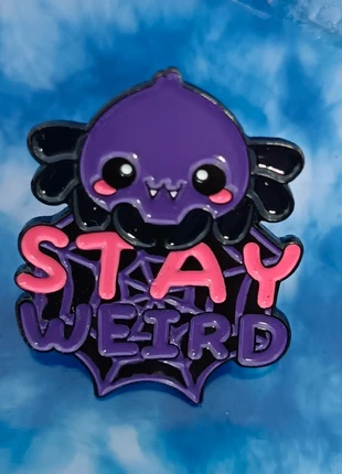 Pins araignée toile stay weird goth rock punk witch alt Y2K wicca magic kawaii pastel, brand: Witch, condizioni: Ottime, €3.00, €3.85 include la Protezione acquisti Pro
