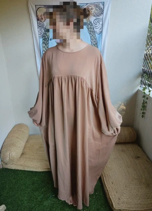 Abaya Colore ton Voile – Couleur abricot, marca: colore ton voile, estado: Muito bom, tamanho: M / 38 / 10, €10.00, €11.20 inclui Proteção do Comprador