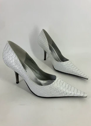 Zapato salón piel animal print anaconda tacón aguja El Dantes Roberto Botella 00s, merk: El Dantes, staat: Heel goed, maat: 40, € 80,00, € 84,70 inclusief Kopersbescherming