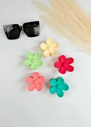 5 grandes pinces à cheveux accessoires femme en forme de fleur mate, brand: Accessoires, condizioni: Nuovo senza cartellino, €9.90, €11.10 include la Protezione acquisti Pro