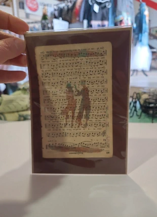 1 carte postale monotype thème du tango avec enveloppe, marca: Fait Main, estado: Novo com etiquetas, €7.90, €9.00 inclui Proteção do Comprador