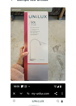 Lampe led, marca: UNILUX, estado: Novo sem etiquetas, €25.00, €26.95 inclui Proteção do Comprador