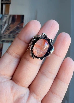 Hematoid Quartz Ring, zustand: Neu, größe: Größenverstellbar, 12,80 €, 14,14 € beinhaltet Vinted-Käuferschutz Pro