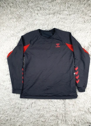 Sweat Hummel Marron et Rouge Taille M en coton avec logo brodé, brand: Hummel, condition: Very good, size: M, €4.90, €5.85 includes Buyer Protection
