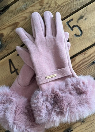 Jolis Gants roses chic – Doublés polaire, index tactile,Neufs sans emballage, condition: New without tags, size: One size, €10.00, €11.20 includes Buyer Protection