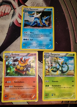 Serperior, Emboar, Samurott (BLW31/19/, marque: Pokémon, état: Bon état, 4,00 €, 4,90 € Protection acheteurs incluse