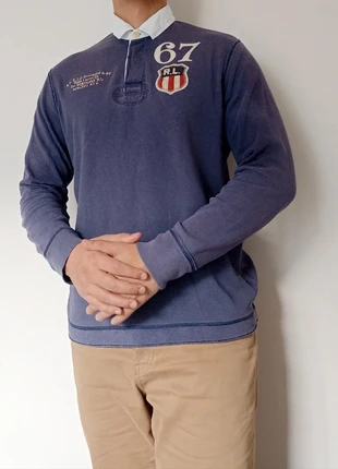 Polo manche longue Ralph Lauren vintage violet logos brodés 100% cotons- taille M, marque: Ralph Lauren, état: Très bon état, taille: M, 12,00 €, 13,30 € Protection acheteurs incluse