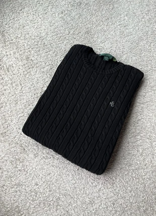 Pull Ralph Lauren Torsadé Col Rond Noir, marque: Ralph Lauren, état: Très bon état, taille: S / 36 / 8, 45,00 €, 47,95 € Protection acheteurs (Pro) incluse