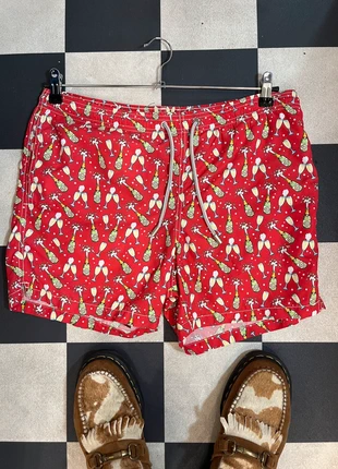 Short maillot de bain rouge St Barth polyester champagne - S, marca: MC2 Saint Barth, estado: Muito bom, tamanho: S, €50.00, €53.20 inclui Proteção do Comprador Pro