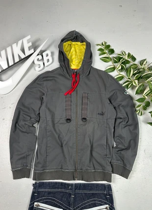 Vintage 00’s Puma Jamaica Jacket Hoodie Distressed Embroidered Archive Utility Gorcorpe Grey Y2k - M, brand: Puma, condizioni: Ottime, taglia: M, €28.90, €31.05 include la Protezione acquisti