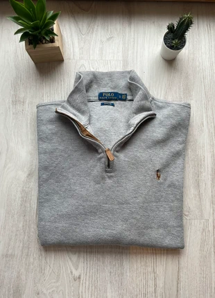 Pull quart de zip/ pull camionneur Ralph Lauren gris taille L bon état, marca: Ralph Lauren, estado: Bom, tamanho: L, €52.00, €55.30 inclui Proteção do Comprador