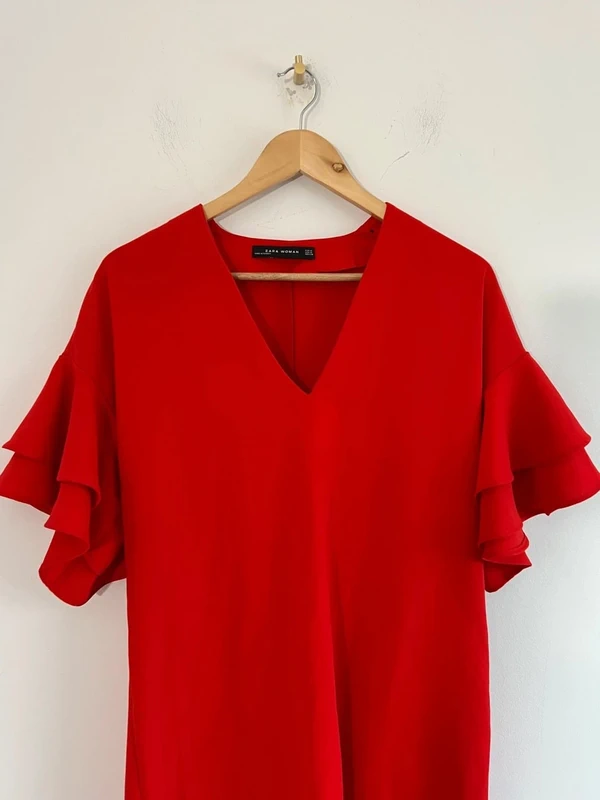 Robe rouge Zara - photo numéro 3