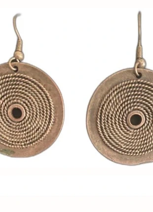 Runde Hängeohrringe aus Schmiedeeisen, marke: Sonstiges, zustand: Gut, 3,00 €, 3,85 € inklusive Vinted-Käuferschutz