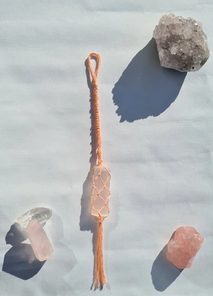 Macrame selenite crystal, brand: Homemade, condition: New with tags, £5.00, £5.95 includes Buyer Protection