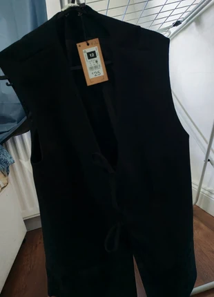 Black bow tie waistcoat, brand: Dunnes Stores, condition: New with tags, size: L / 40 / 12, €12.00, €13.30 includes Buyer Protection