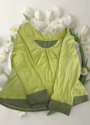 Haut jaune à manches longues style superposé – original & confortable, marke: Vintage Dressing, zustand: Sehr gut, größe: S / 36 / 8, 7,00 €, 8,05 € inklusive Vinted-Käuferschutz