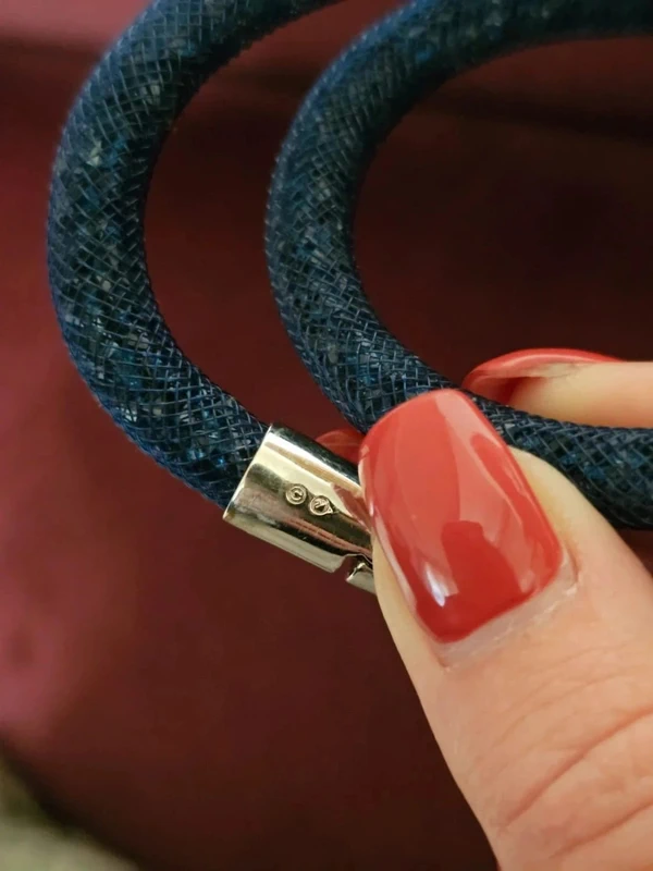Bracelet Stardust bleu nuit Swarovski - photo numéro 3