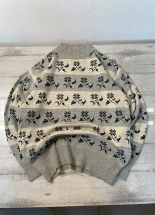 Pull d’hiver homme vintage 90s taille L couleur gris crème à motifs 100% laine, marque: Vintage Dressing, état: Bon état, taille: L, 19,99 €, 21,69 € Protection acheteurs (Pro) incluse
