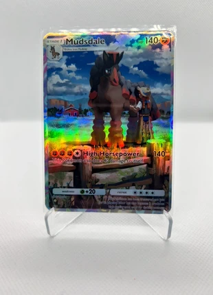 Mudsdale pokemon tcg pocket fan art holo full art trading card, brand: Custom, condition: Very good, £8.00, £9.10 includes Buyer Protection