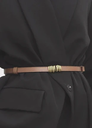 Ceinture fine cuir brun, marque: sans marque, état: Neuf avec étiquette, taille: Ajustable, 9,60 €, 10,78 € Protection acheteurs (Pro) incluse