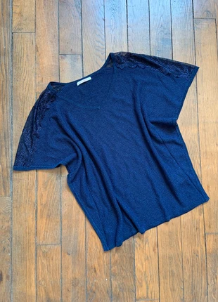 Blouse oversize marine camaieu taille s 36, brand: Camaïeu, condition: Very good, size: S / 36 / 8, €6.00, €7.00 includes Buyer Protection