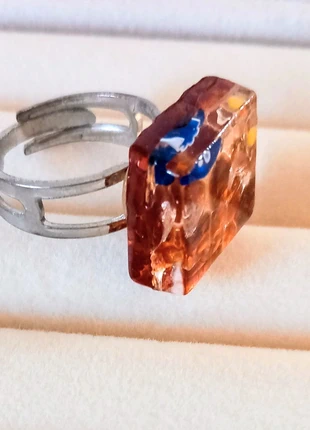 Bellissimo anello in vetro di Murano, merk: Murano, staat: Heel goed, maat: Aanpasbaar, € 6,00, € 7,00 inclusief Kopersbescherming