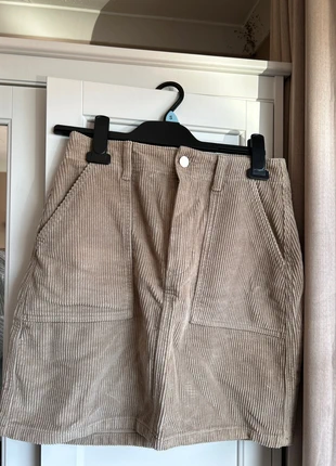 Beige/brown cord skirt, brand: F&F, condition: Very good, size: XS / 6, £2.00, £2.80 includes Buyer Protection