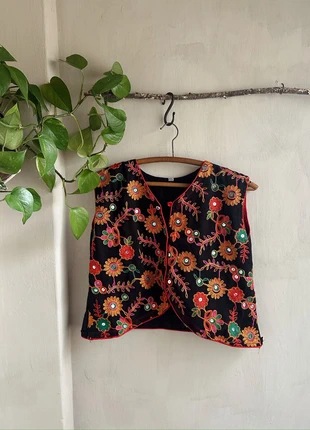 Vintage embroidered waistcoat, brand: Vintage Dressing, condition: Good, size: S / 8, £15.00, £16.45 includes Buyer Protection