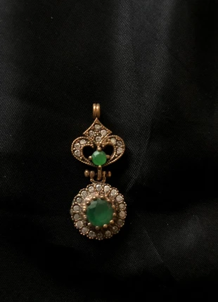 Pendentif argent 925 et pierre ancien, brand: Vintage Dressing, condition: Very good, €45.00, €47.95 includes Buyer Protection