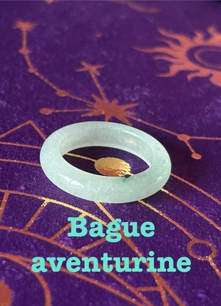 Bague aventurine, marca: lithotherapie, estado: Novo sem etiquetas, €2.99, €3.84 inclui Proteção do Comprador
