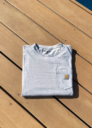 T-shirt Carhartt | Taille S | Gris clair, marke: Carhartt, zustand: Sehr gut, größe: S, 19,00 €, 20,65 € inklusive Vinted-Käuferschutz