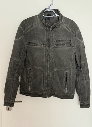 Jacke im verwaschenen Bikerlook, marque: Tom Tompson, état: Très bon état, taille: XL, 18,00 €, 19,60 € Protection acheteurs incluse