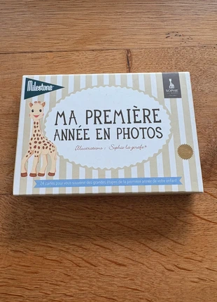 Cartes étapes bébé, brand: Sophie La Girafe, condizioni: Ottime, €3.00, €3.85 include la Protezione acquisti