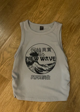 Crop top long à motif, marke: Shein, zustand: Sehr gut, größe: XS / 34 / 6, 1,00 €, 1,75 € inklusive Vinted-Käuferschutz