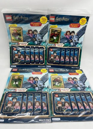 Lot de 4 Multipacks Lego Harry Potter Stickers avec carte édition limitée Neuf sous blister, marque: Harry Potter, état: Neuf avec étiquette, taille: 7 ans / 122 cm, 10,00 €, 11,20 € Protection acheteurs incluse