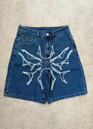 Short Y2K Vintage aesthetic bleu brodé, brand: Tendance, condition: Very good, size: S, €15.99, €17.49 includes Buyer Protection