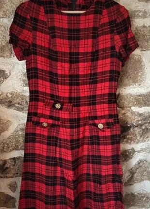 Robe à carreaux vintage 70s, marca: Vintage Dressing, estado: Bom, tamanho: S / 36 / 8, €12.00, €13.30 inclui Proteção do Comprador Pro