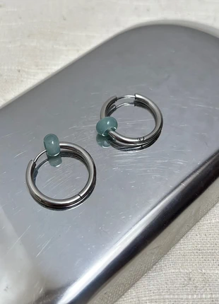 Stainless steel hoops earrings, état: Neuf sans étiquette, 7,50 €, 8,58 € Protection acheteurs (Pro) incluse