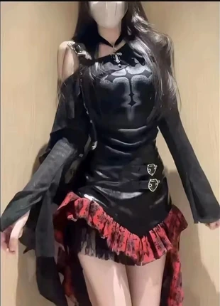 🖤 Gothic Punk Long Sleeve Top – Women’s M 🖤, brand: Goth/Y2k, condition: Very good, size: M / UK 12-14, £16.00, £17.50 includes Buyer Protection