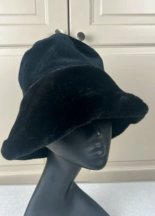 Vintage M&S St Michael Black faux fur hat Floppy bucket  size M, brand: St Michael, condition: Very good, size: M, £18.00, £19.60 includes Buyer Protection Pro