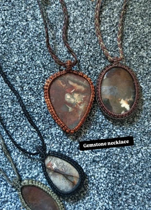 New Handcrafted Gemstone Necklaces - last 4 left!, brand: Bombay Botanic, condition: New without tags, €15.00, €16.45 includes Buyer Protection
