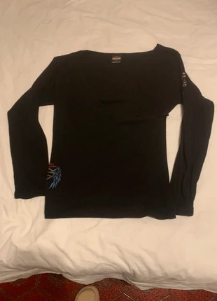 Maglietta scollata nera Harley Davidson XL, brand: Harley Davidson, condizioni: Ottime, taglia: XL / IT 46 / EU 42, €16.00, €17.50 include la Protezione acquisti