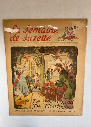 Le Marchand de Fantoches – La Semaine de Suzette, 1er mai 1952, marque: Univers, état: Bon état, 2,50 €, 3,33 € Protection acheteurs incluse